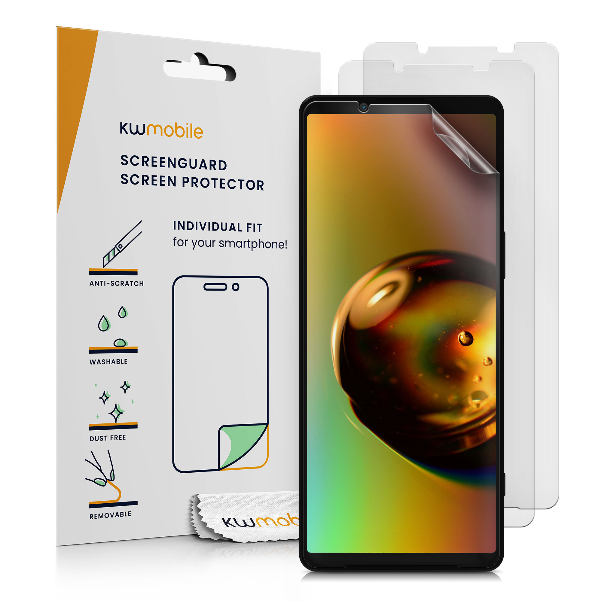 3x Displayschutzfolie matt kompatibel mit Sony Xperia 1 VI