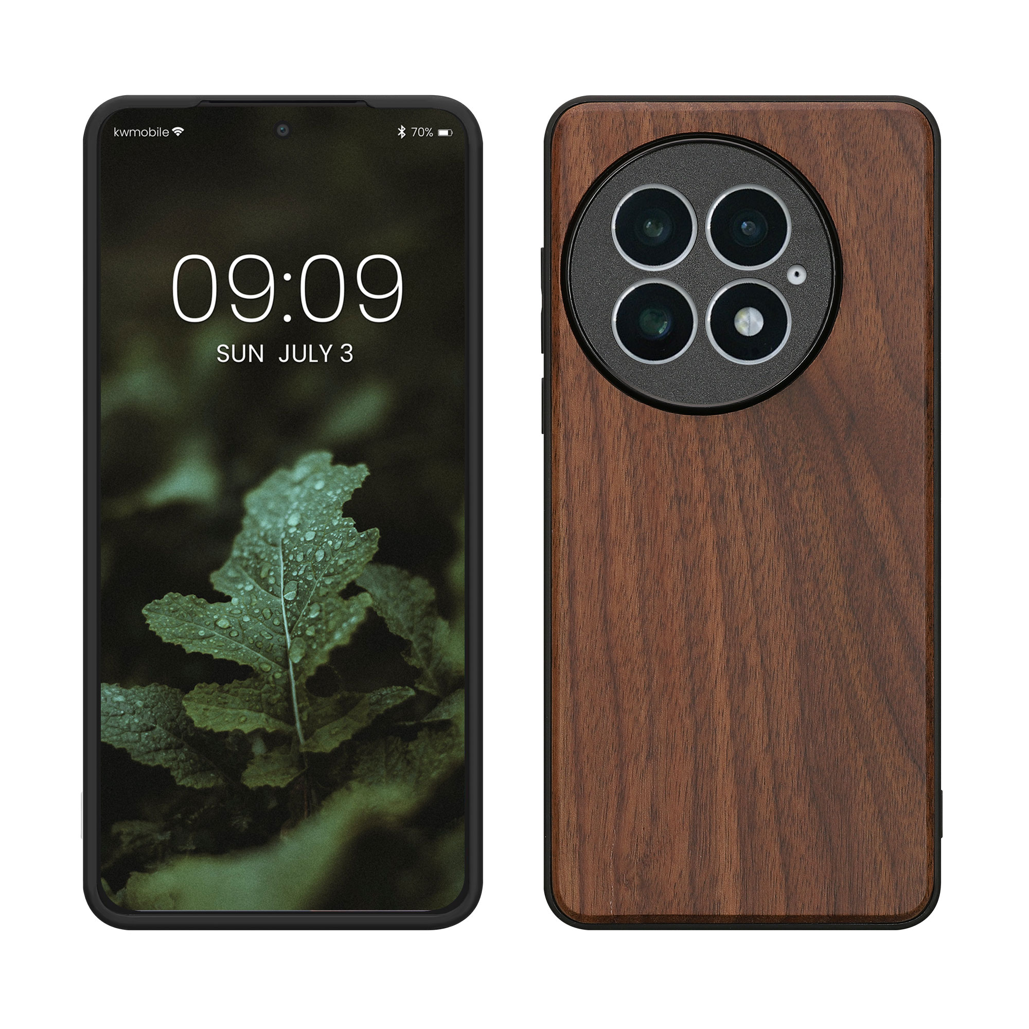 Holzhülle mit TPU Bumper für OnePlus 13