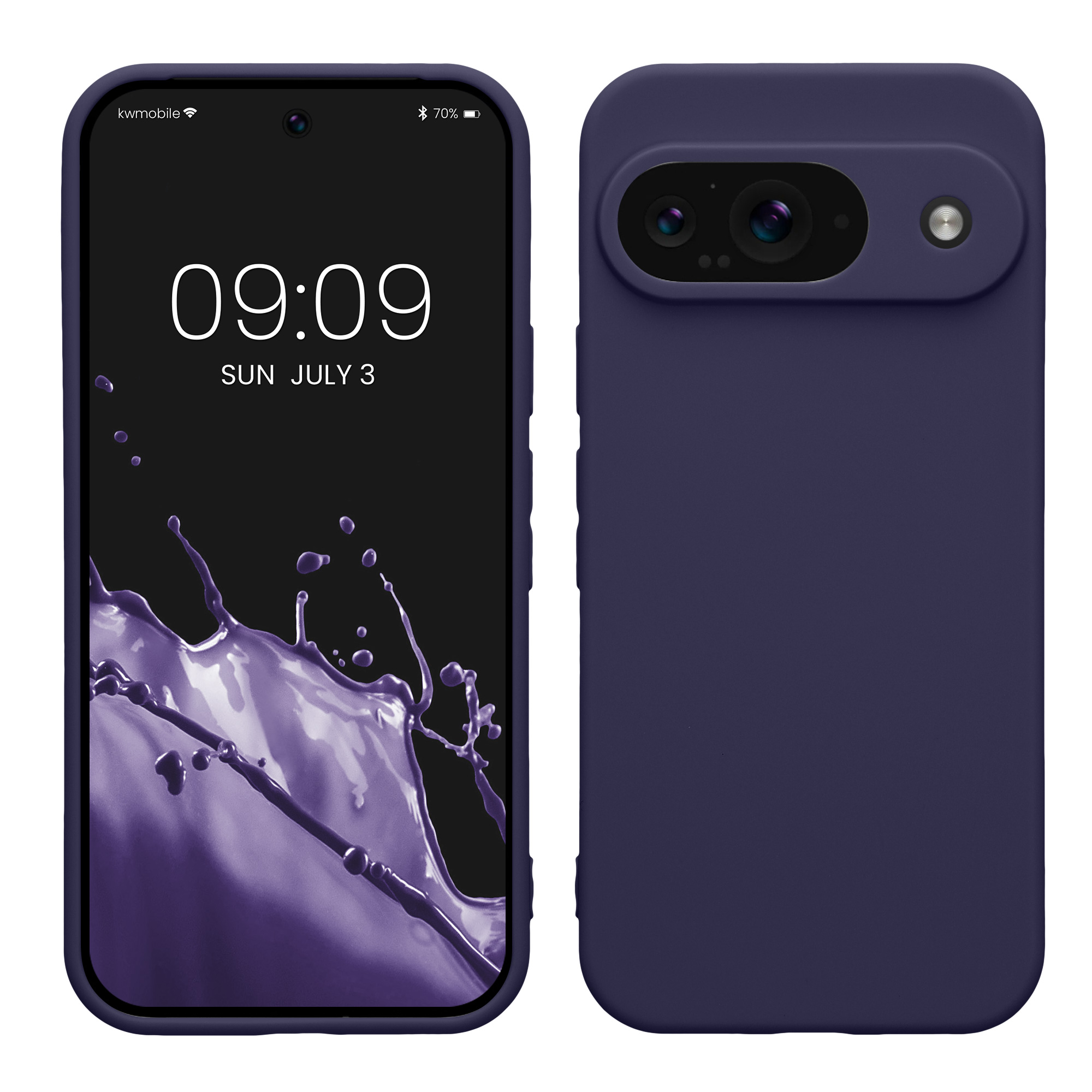 TPU Hülle mit Kameraschutz für Google Pixel 9 in Deep Ocean