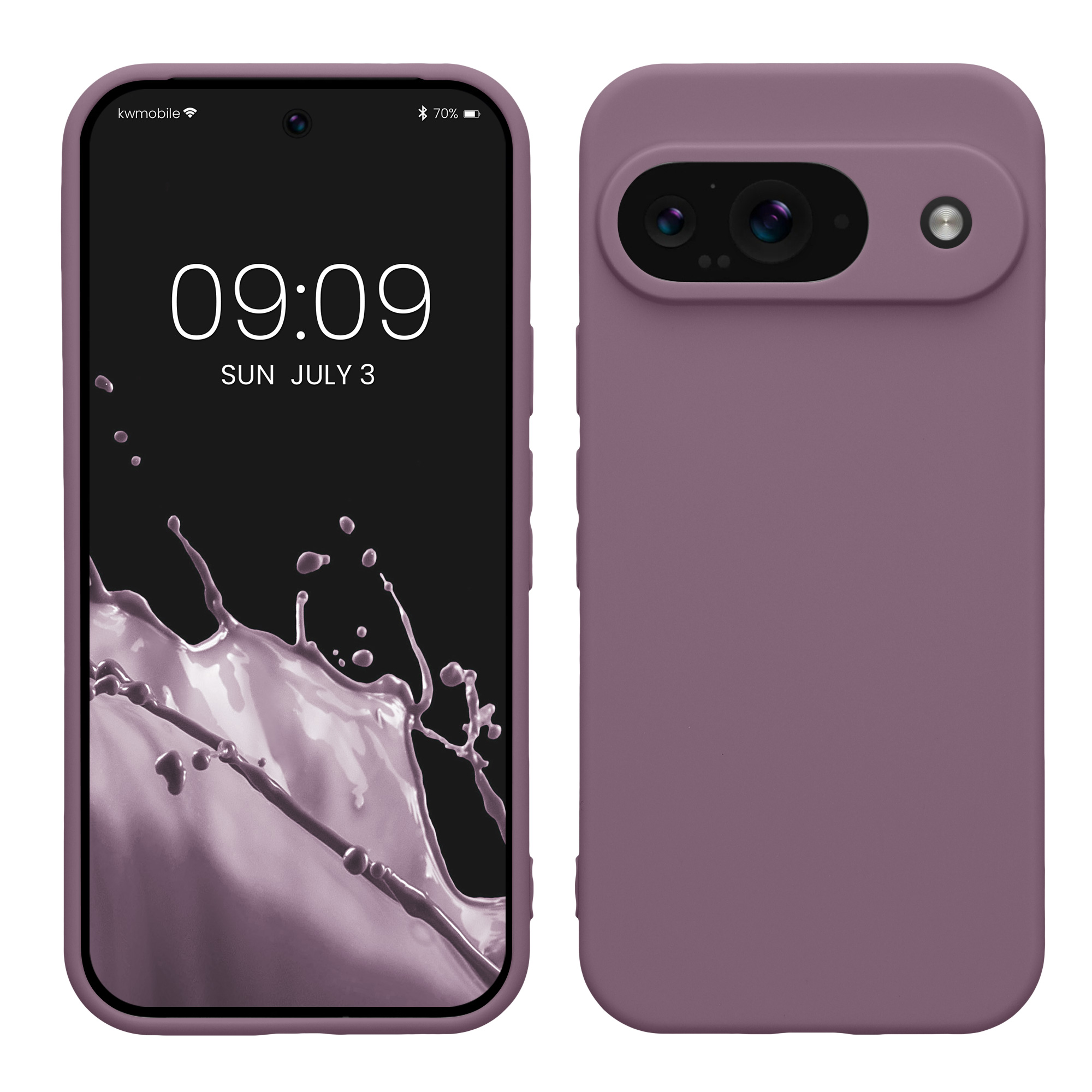 TPU Hülle mit Kameraschutz für Google Pixel 9 in Helle Iris