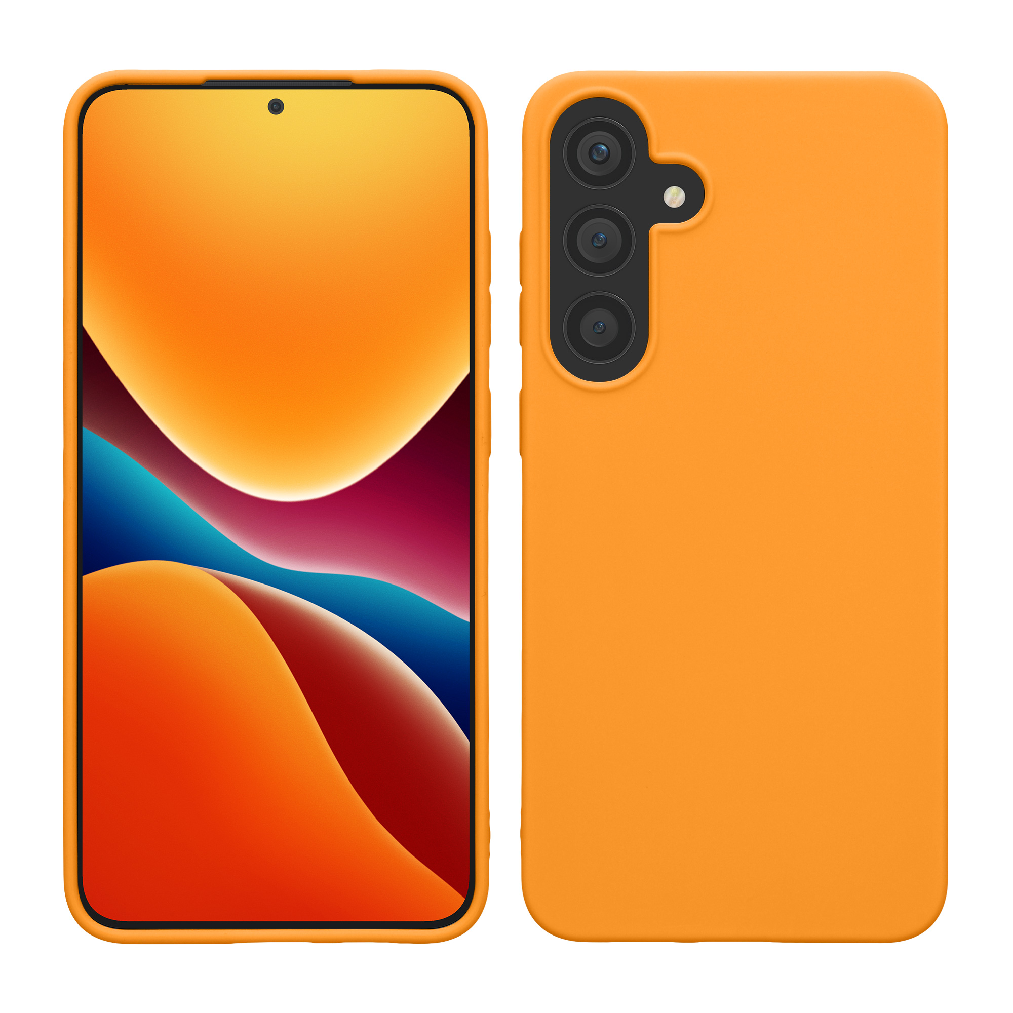 TPU Hülle für Samsung Galaxy S25 in Fruity Orange
