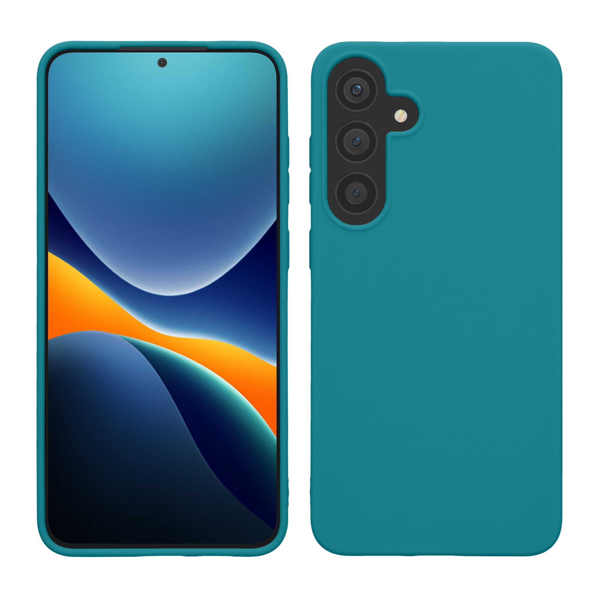TPU Hülle für Samsung Galaxy S25 in Petrol matt