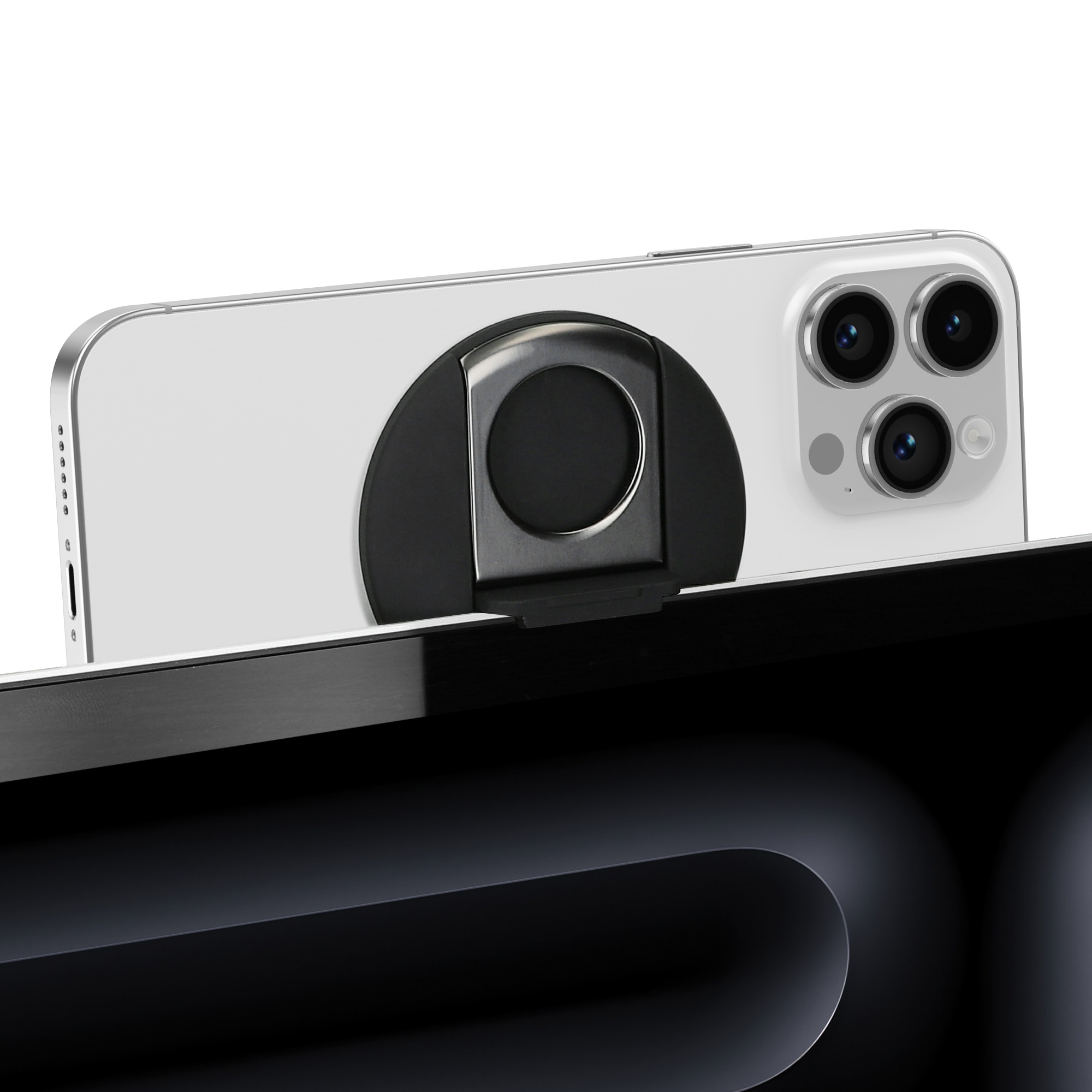 Cross selling Webcam Halterung für Apple Macbook OS Ventura / iOS 16 iPhone 16 15 14 13 12 Mount - Magnetische Camera Halterung