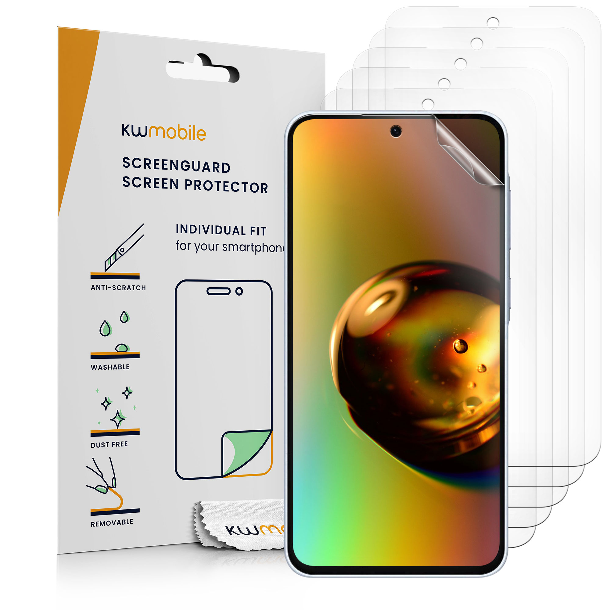 6x Folie kristallklar für Samsung Galaxy A56 5G