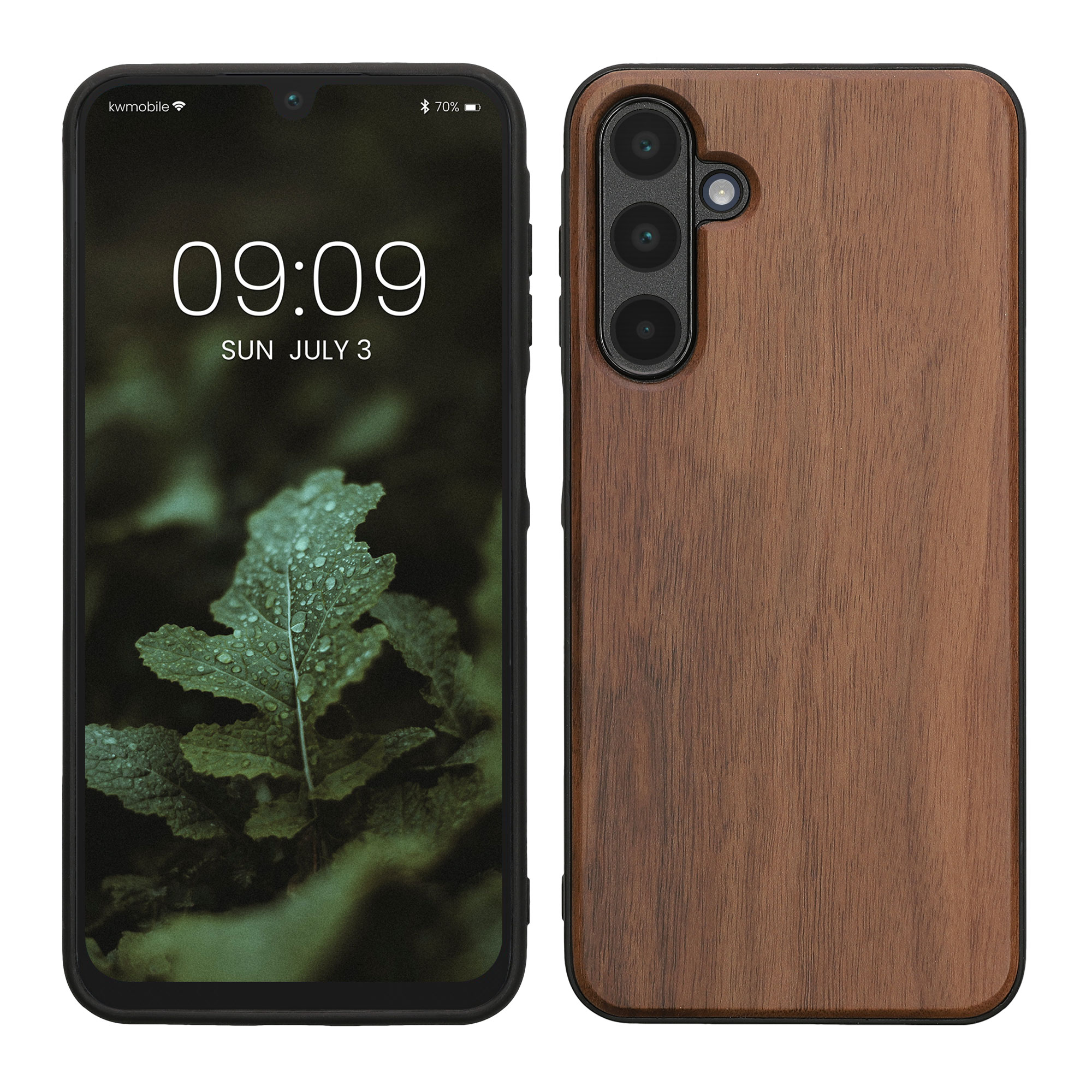 Holzhülle mit TPU Bumper für Samsung Galaxy A16 5G Holz