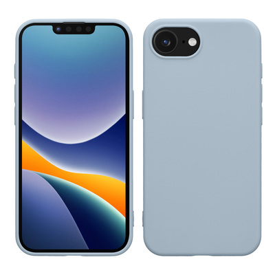 TPU Hülle für Apple iPhone 16e in Hellblau matt