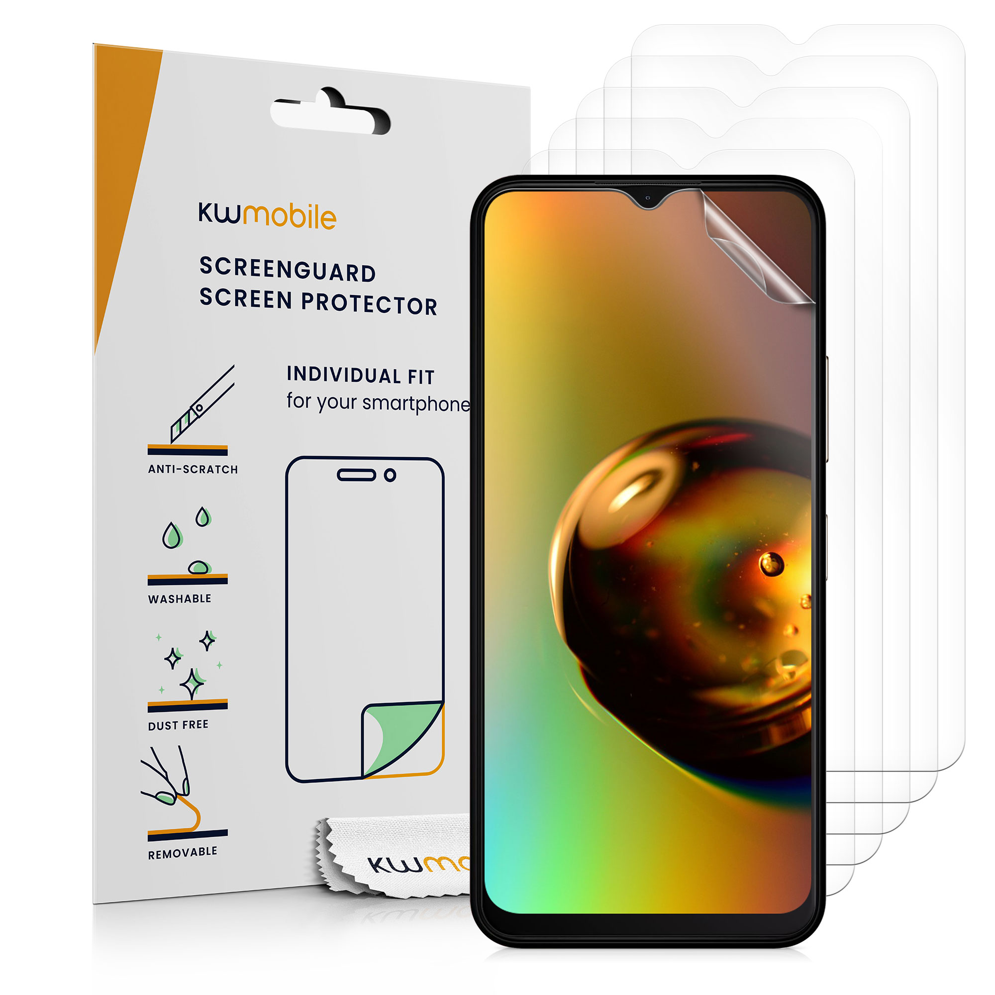 6x Folie kristallklar für Nokia C32