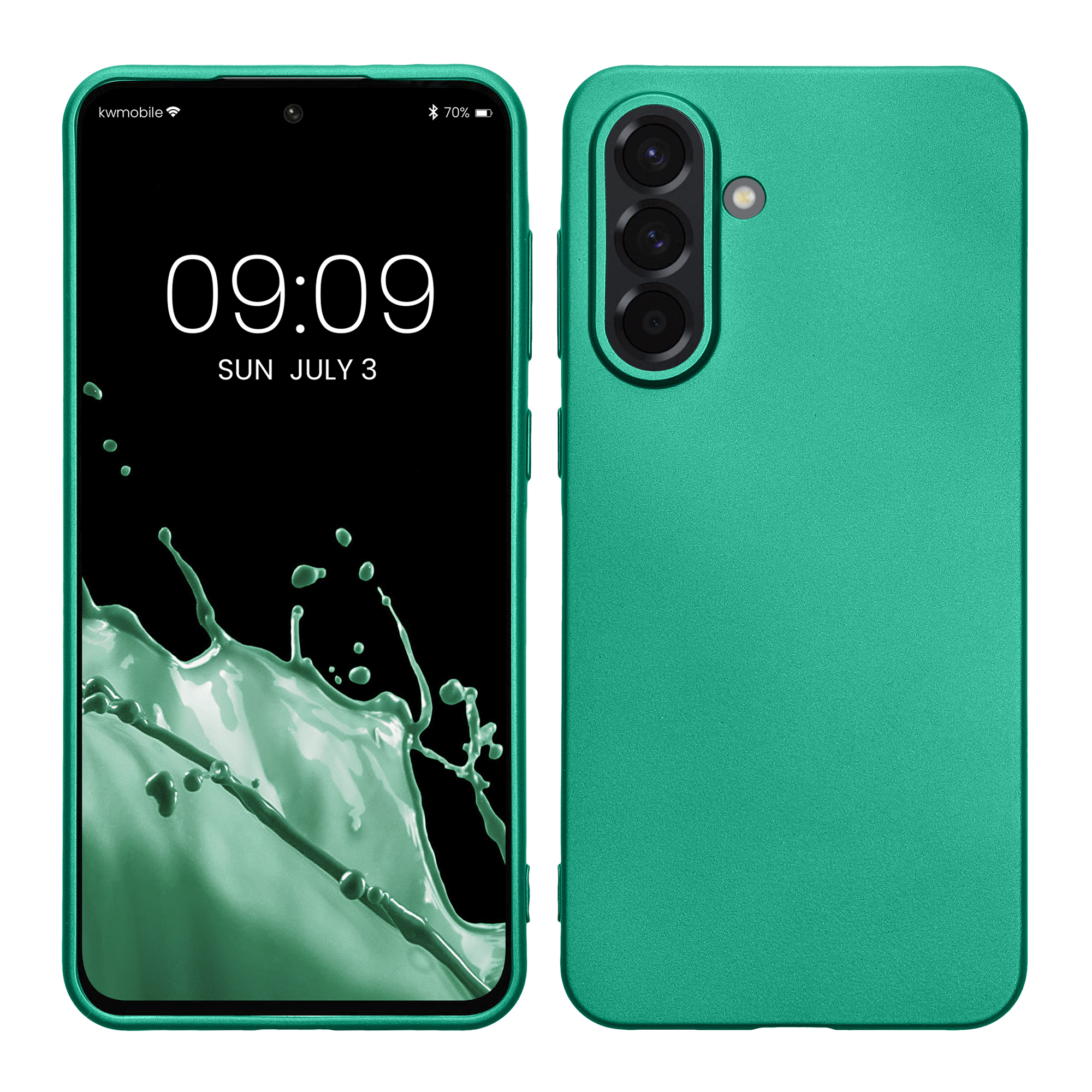 TPU Hülle für Samsung Galaxy A36 5G in Metallic Dunkelgrün