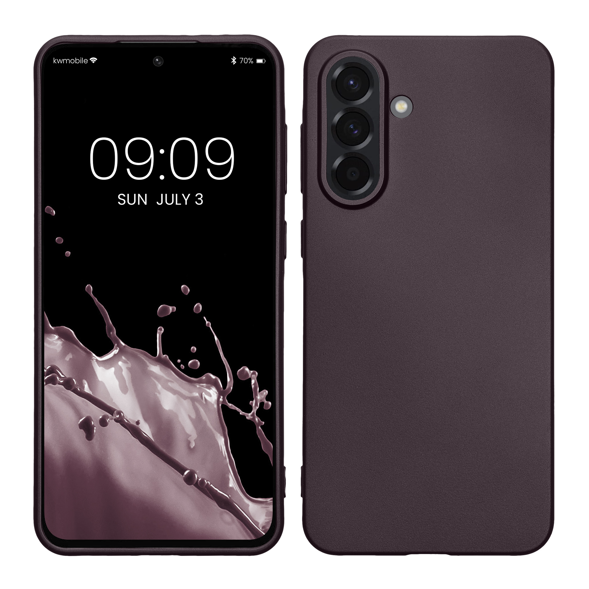 TPU Hülle für Samsung Galaxy A36 5G in Metallic Brombeere