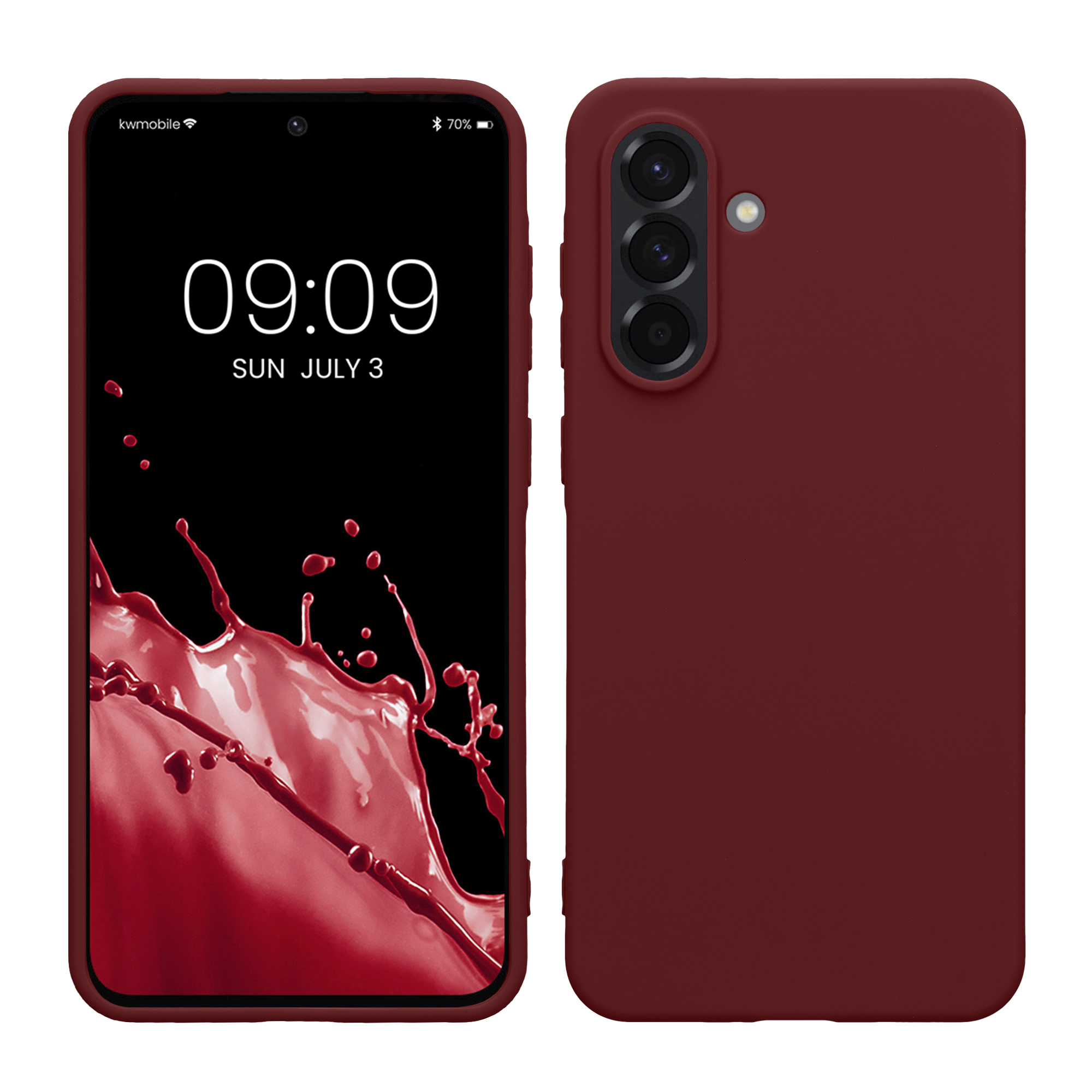 TPU Hülle für Samsung Galaxy A36 5G in Bordeaux Violett