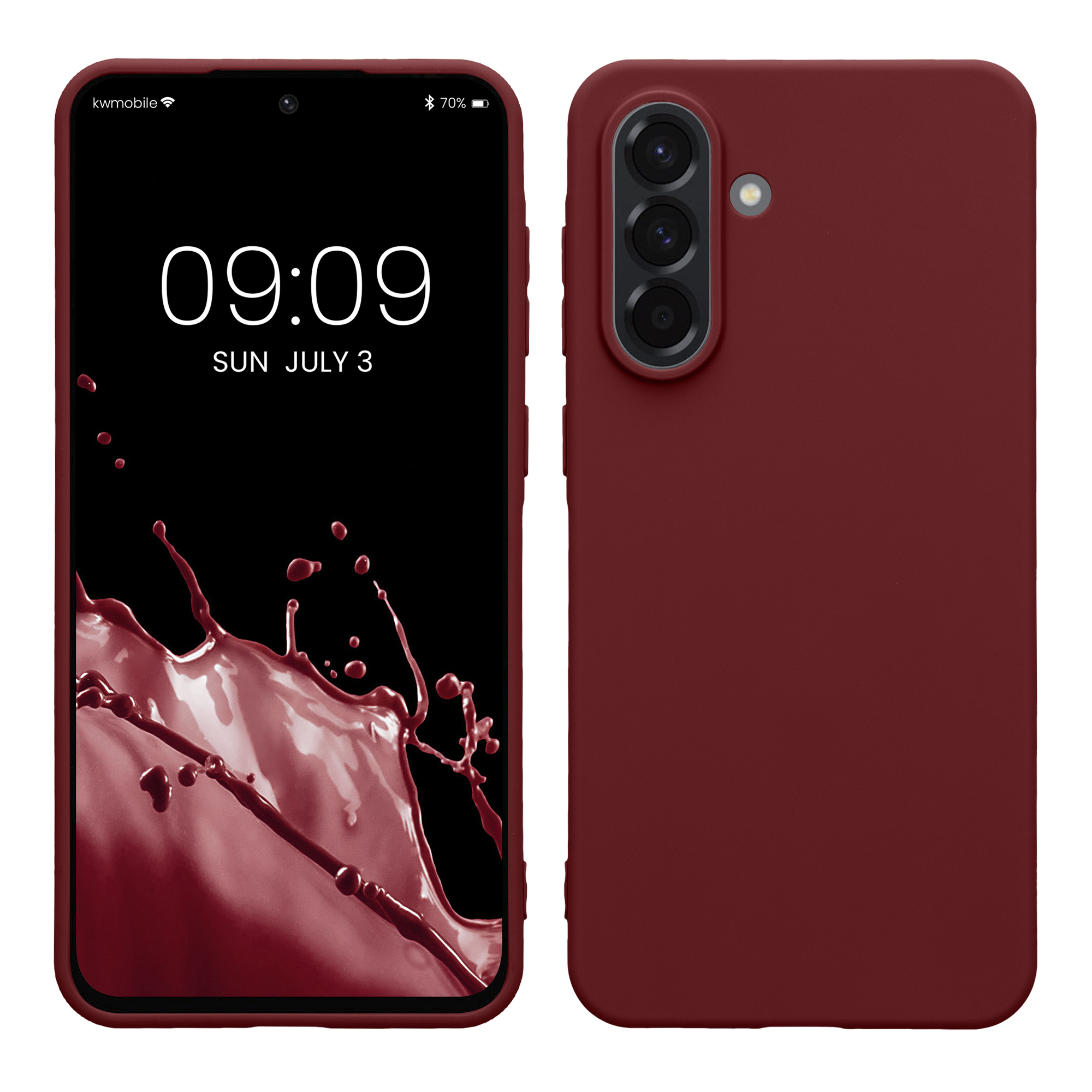 TPU Hülle für Samsung Galaxy A56 5G in Bordeaux Violett