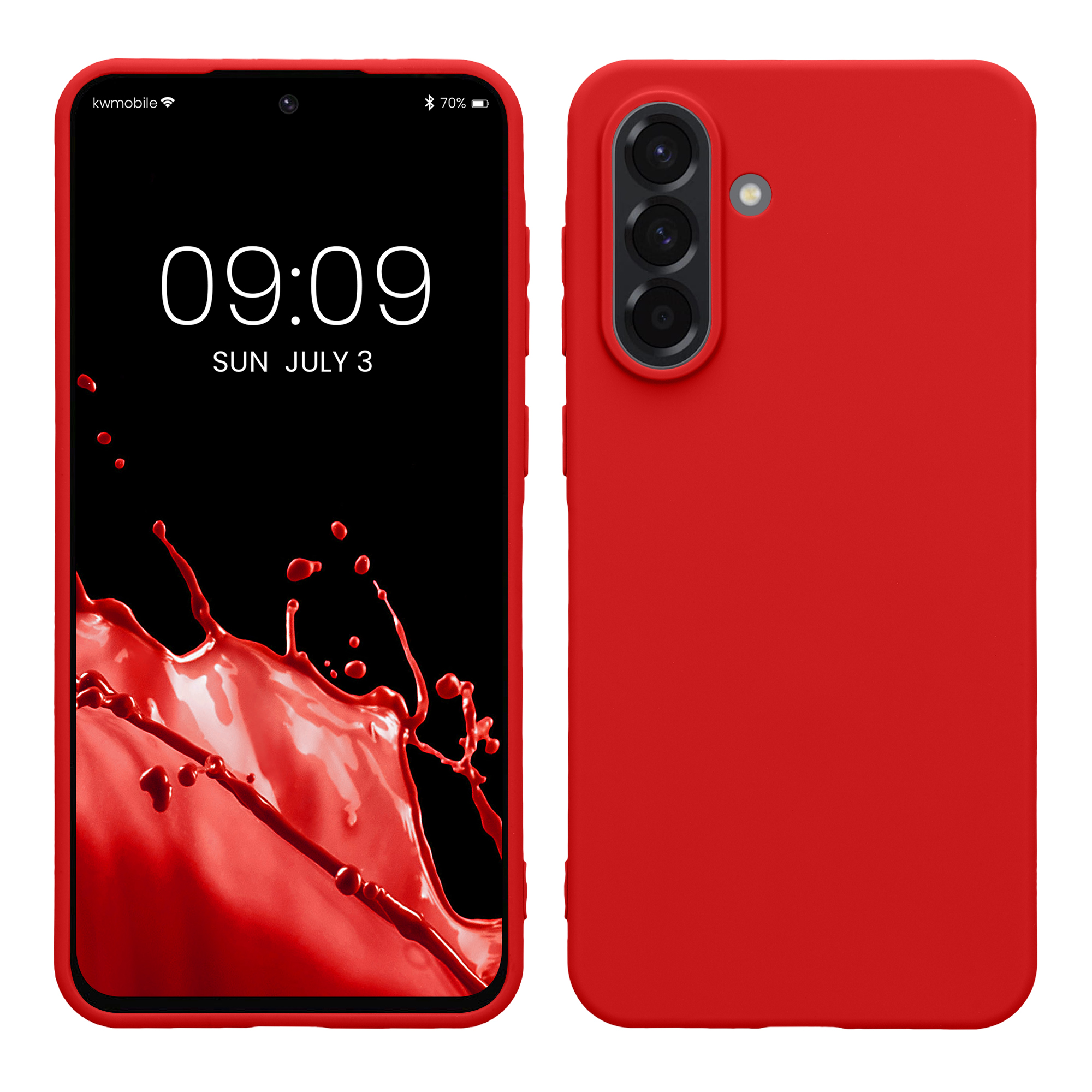 TPU Hülle für Samsung Galaxy A56 5G in Klassisch Rot