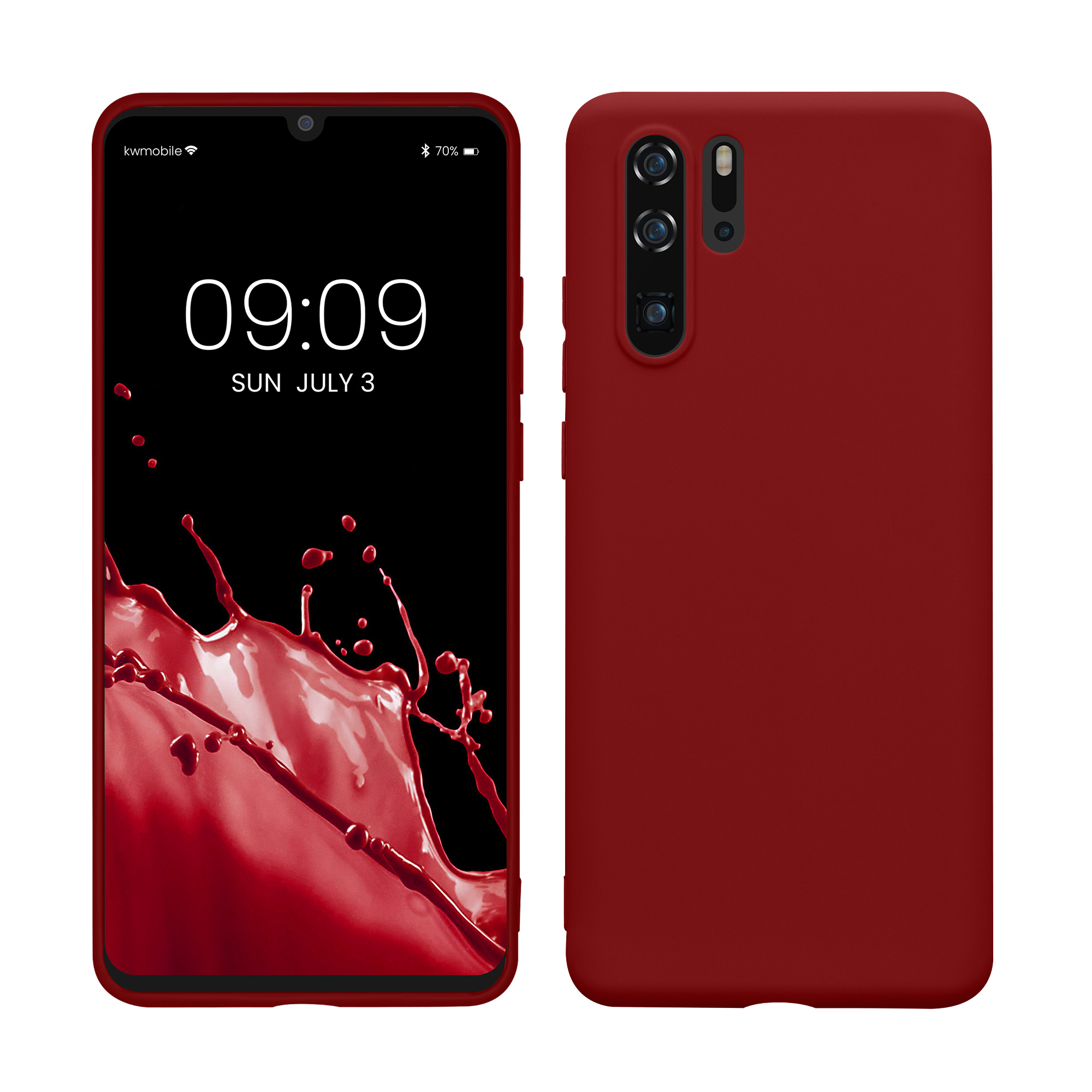 Cross selling TPU Hülle für Huawei P30 Pro in Rhabarber Rot