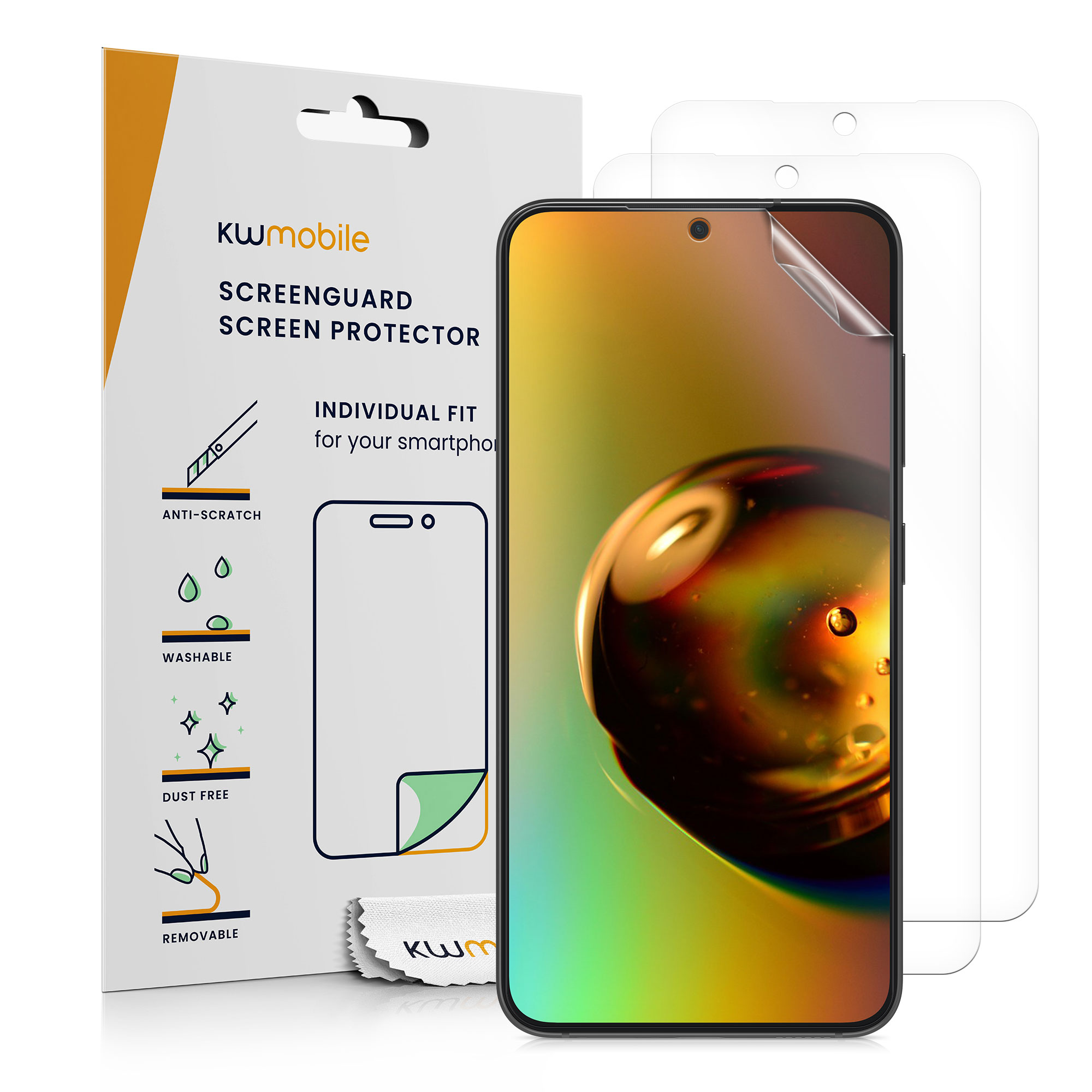 3x Folie kristallklar für Samsung Galaxy S25 Edge
