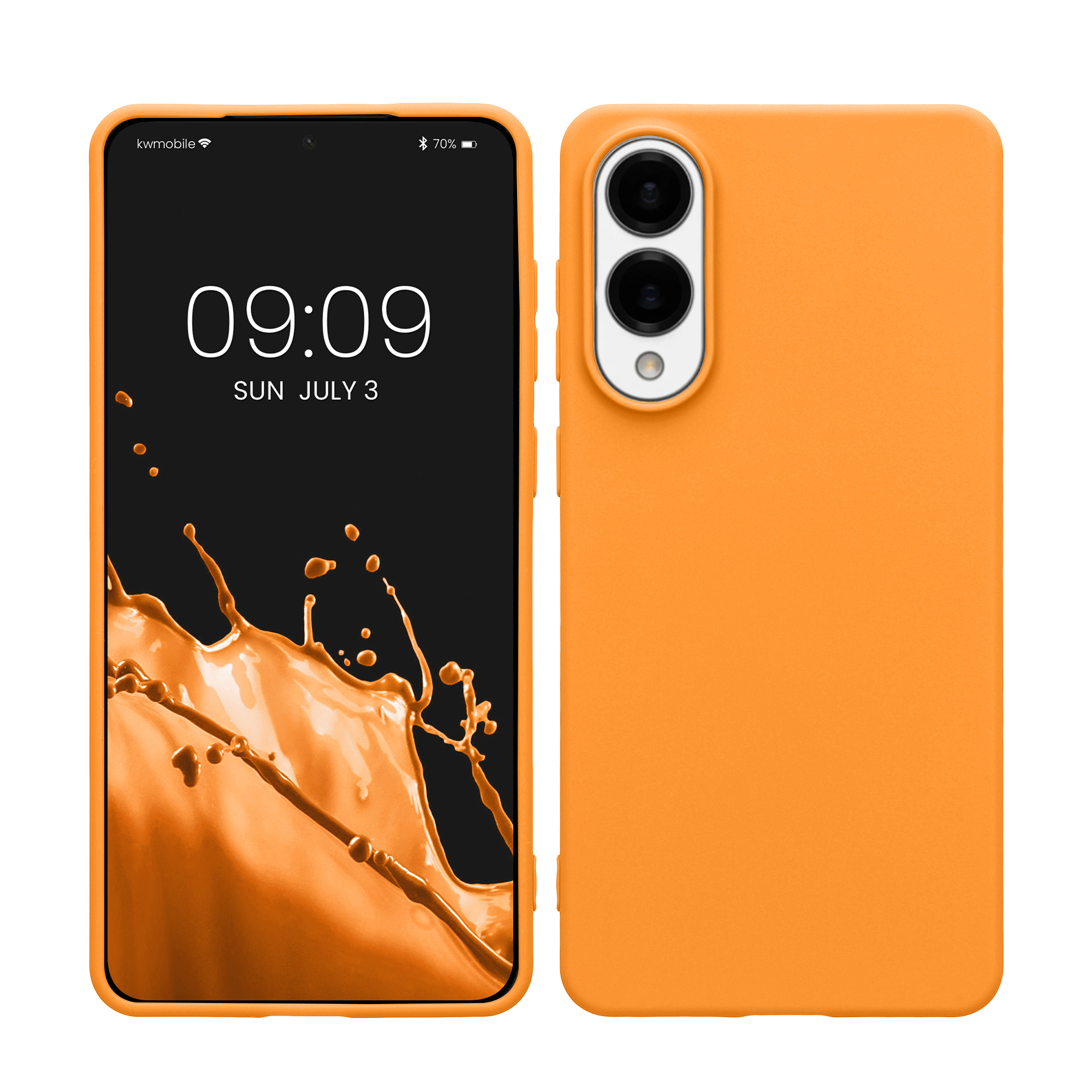 TPU Hülle für Samsung Galaxy S25 Edge in Fruity Orange