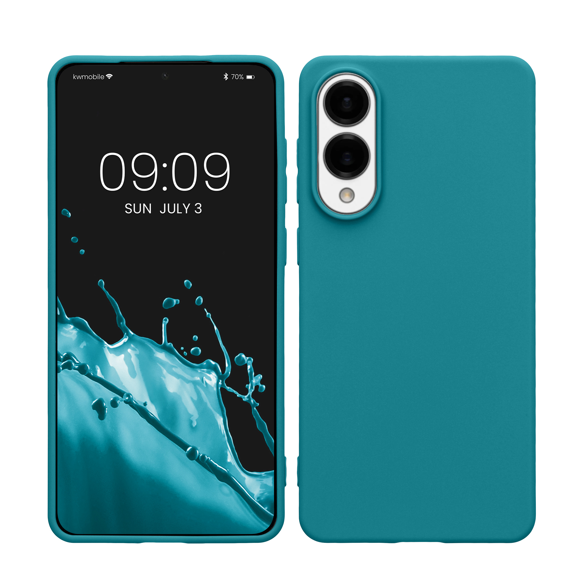 TPU Hülle für Samsung Galaxy S25 Edge in Petrol matt