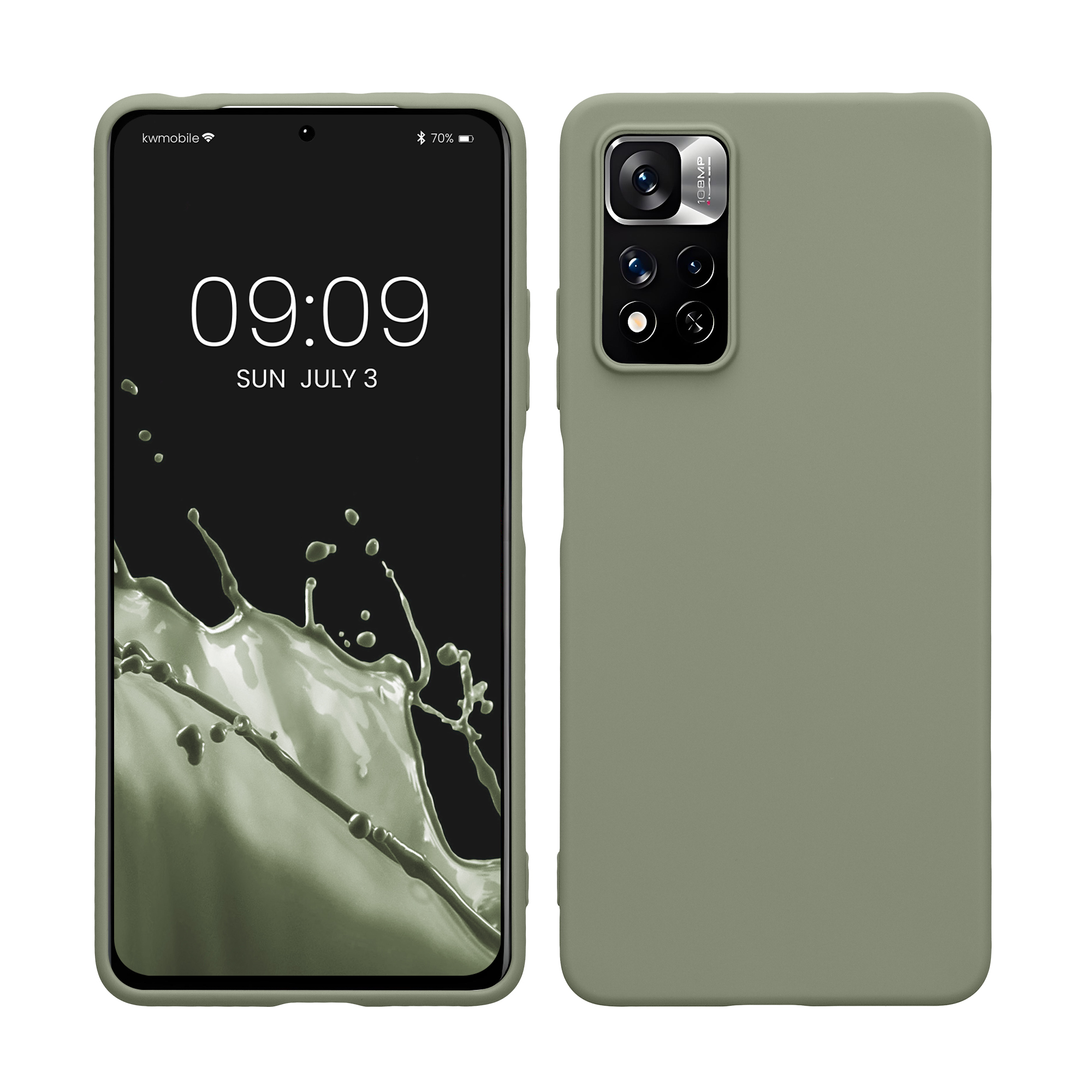 Cross selling TPU Hülle für Xiaomi Redmi Note 11 Pro / Note 11 Pro (5G) / Note 12 Pro (4G) in Graugrün