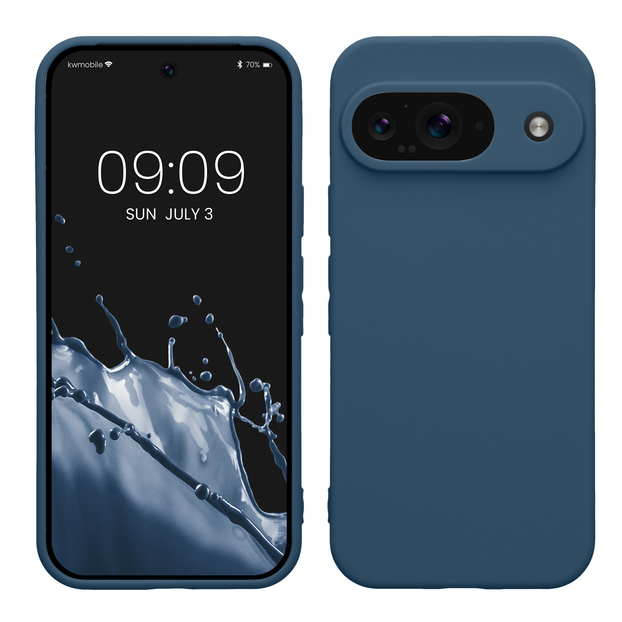 TPU Hülle mit Kameraschutz für Google Pixel 9 in Marineblau