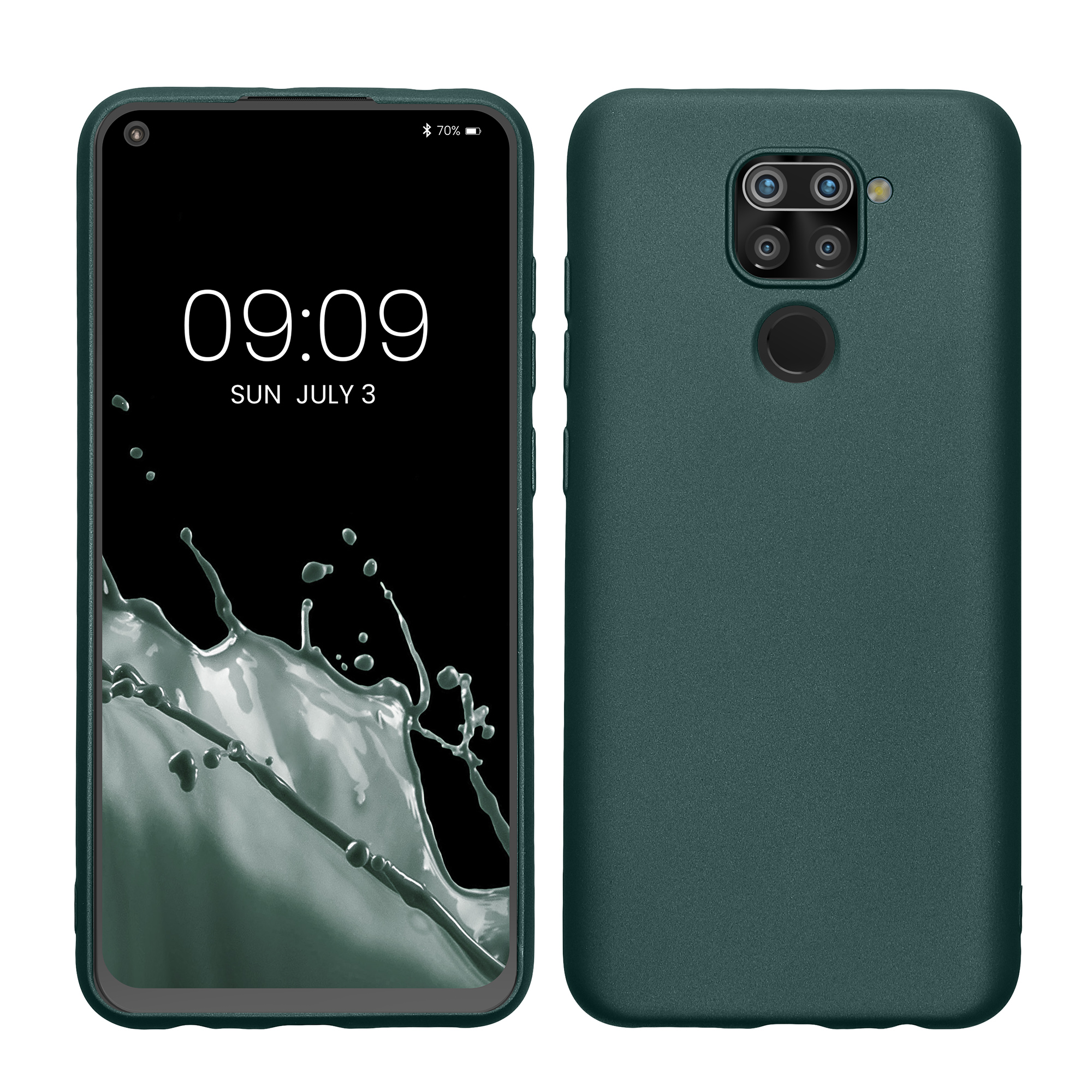 Cross selling TPU Hülle für Xiaomi Redmi Note 9 in Metallic Petrol