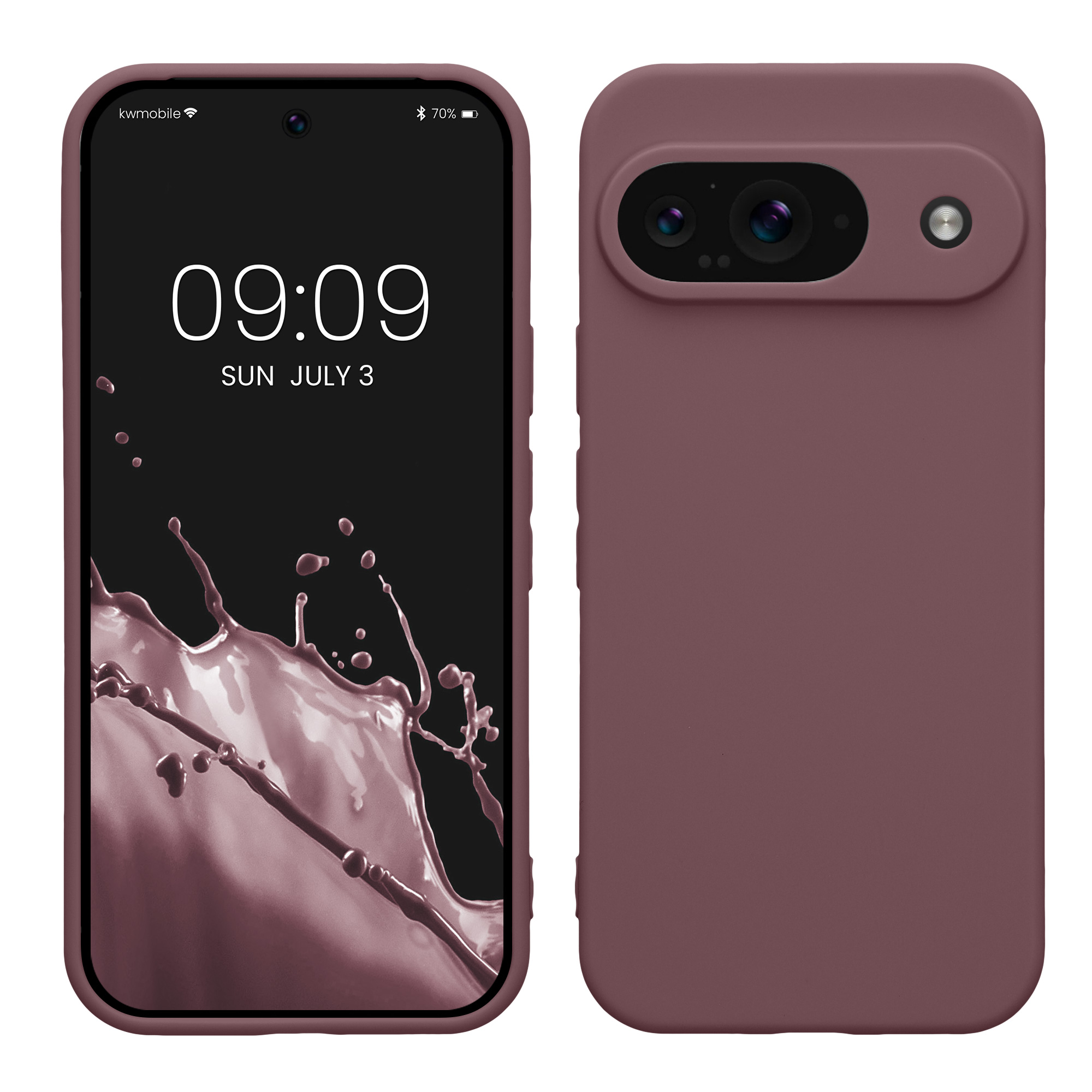 TPU Hülle mit Kameraschutz für Google Pixel 9 in Grape