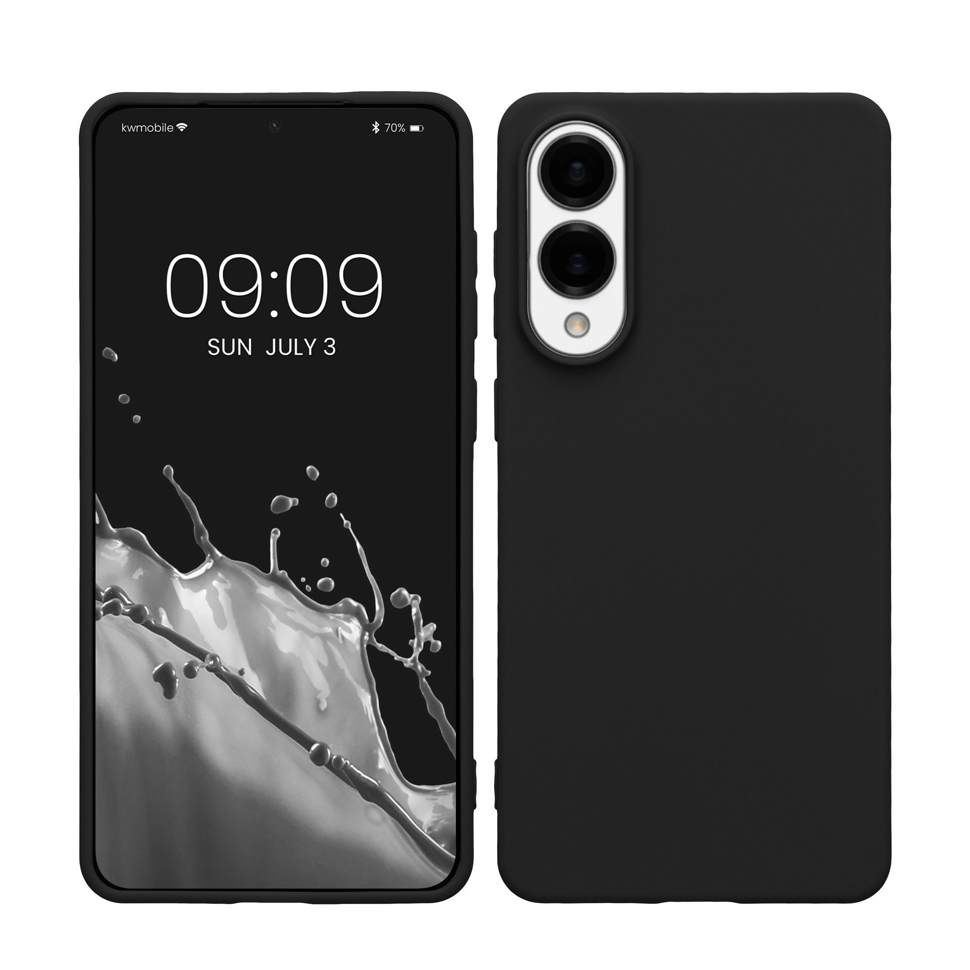 TPU Hülle für Samsung Galaxy S25 Edge in Schwarz
