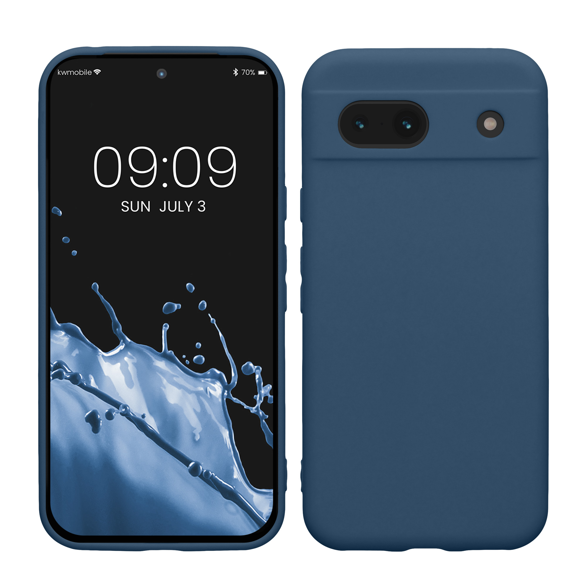 TPU Hülle mit Kameraschutz für Google Pixel 8a in Marineblau