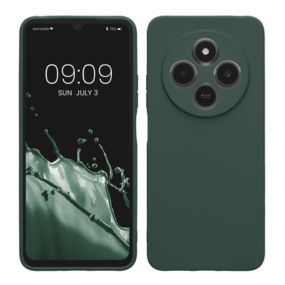 TPU Hülle mit Kameraschutz für Xiaomi Redmi 14C / Poco C75 in Moosgrün