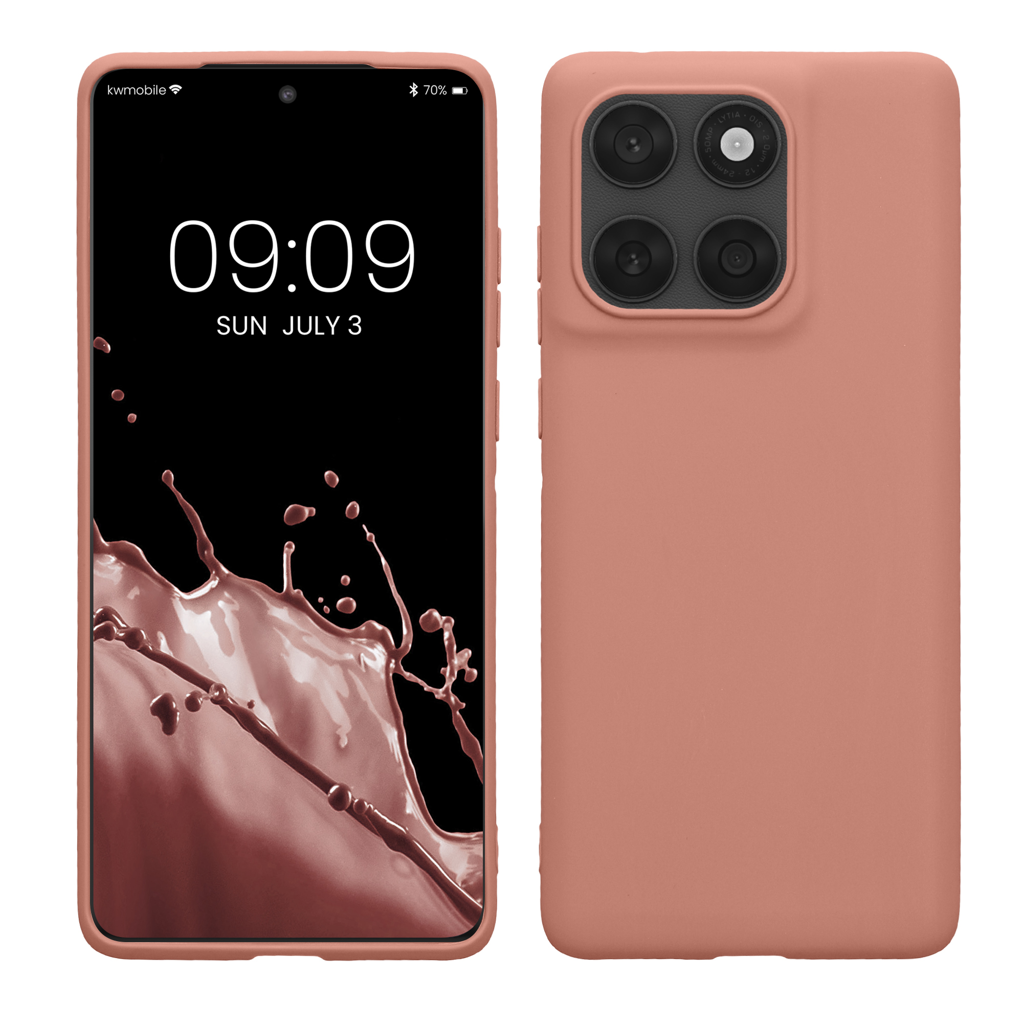 TPU Hülle für Motorola Edge 60 Fusion in Winter Rose