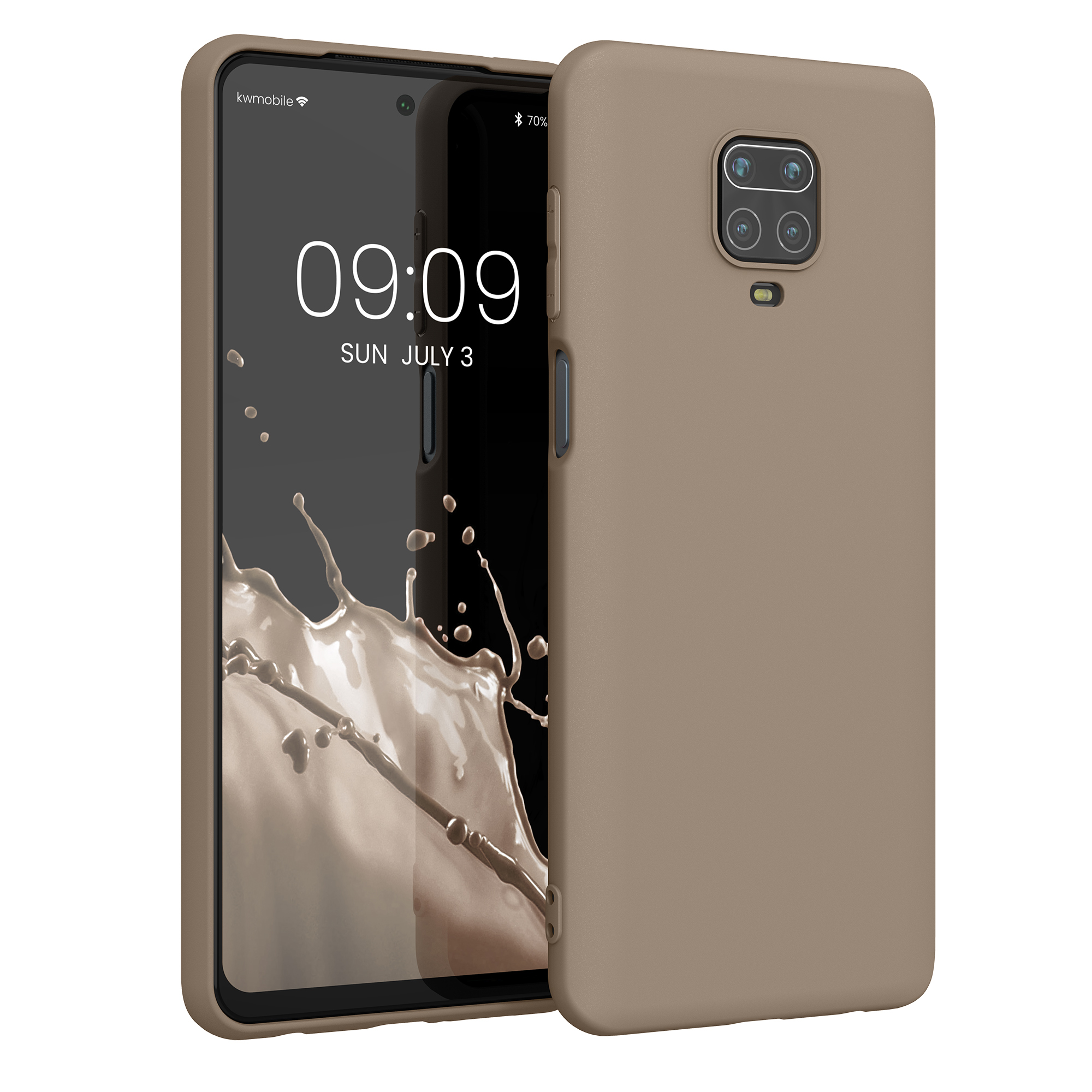 Cross selling TPU Hülle für Xiaomi Redmi Note 9S / 9 Pro / 9 Pro Max in Creme matt