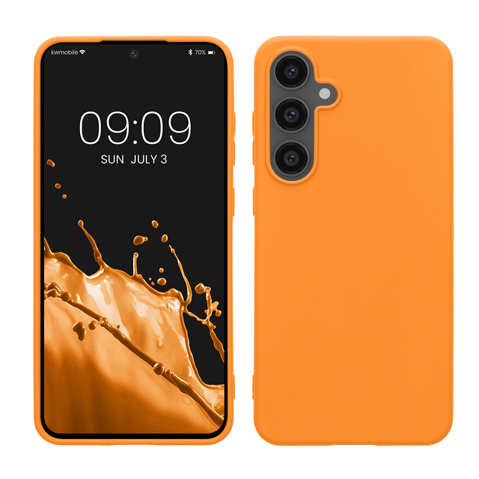 TPU Hülle für Samsung Galaxy S24 FE in Fruity Orange