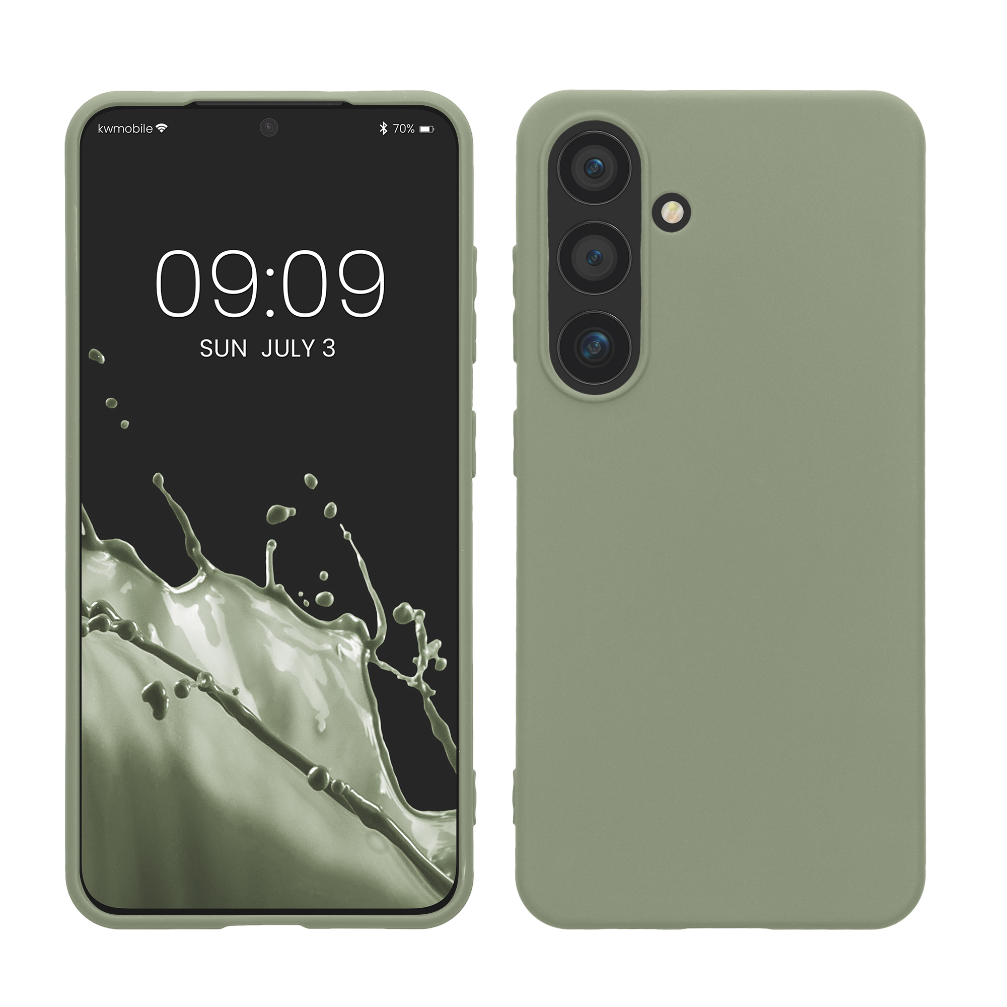TPU Hülle für Samsung Galaxy S24 in Graugrün