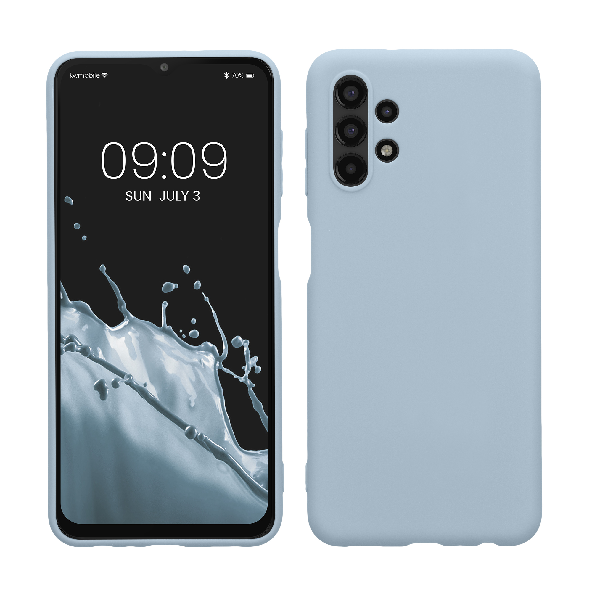 TPU Hülle für Samsung Galaxy A13 4G in Hellblau matt