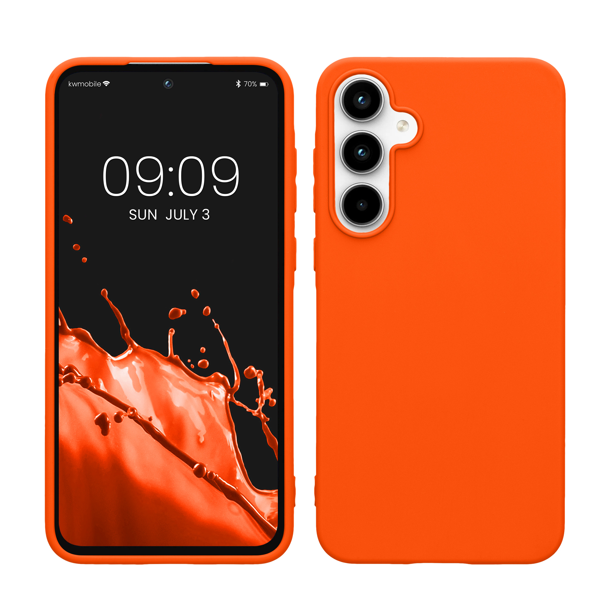 TPU Hülle für Samsung Galaxy A55 5G in Neon Orange