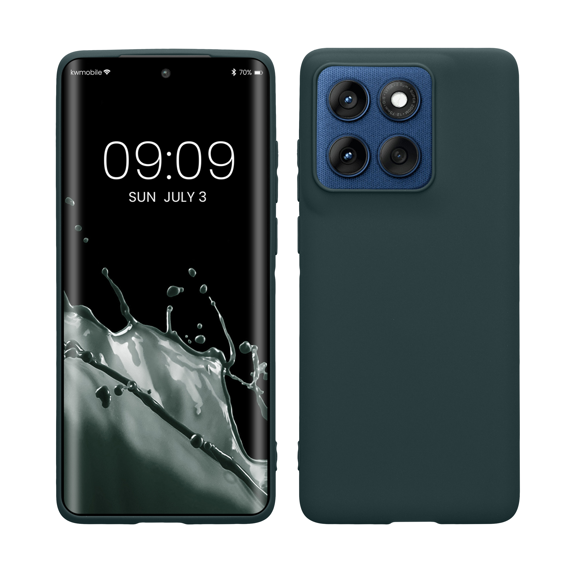 TPU Hülle für Motorola Edge 60 in Dunkler Schiefer