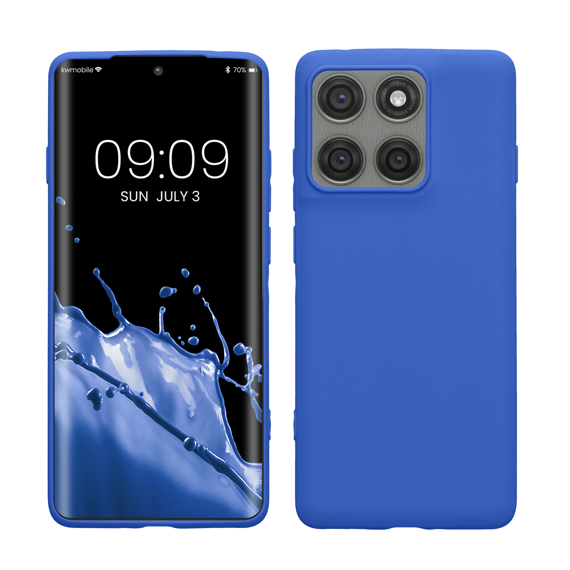TPU Hülle für Motorola Edge 60 Pro in Baltik Blau