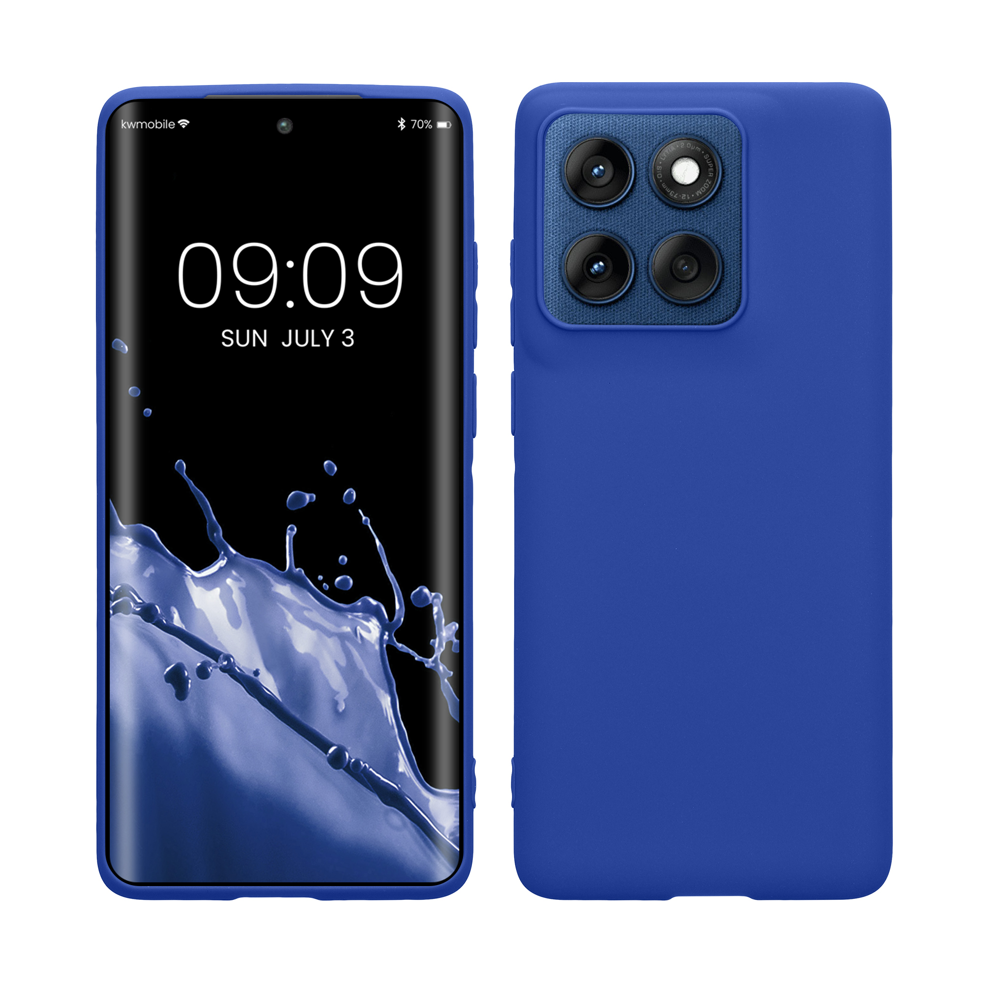 TPU Hülle für Motorola Edge 60 in Baltik Blau