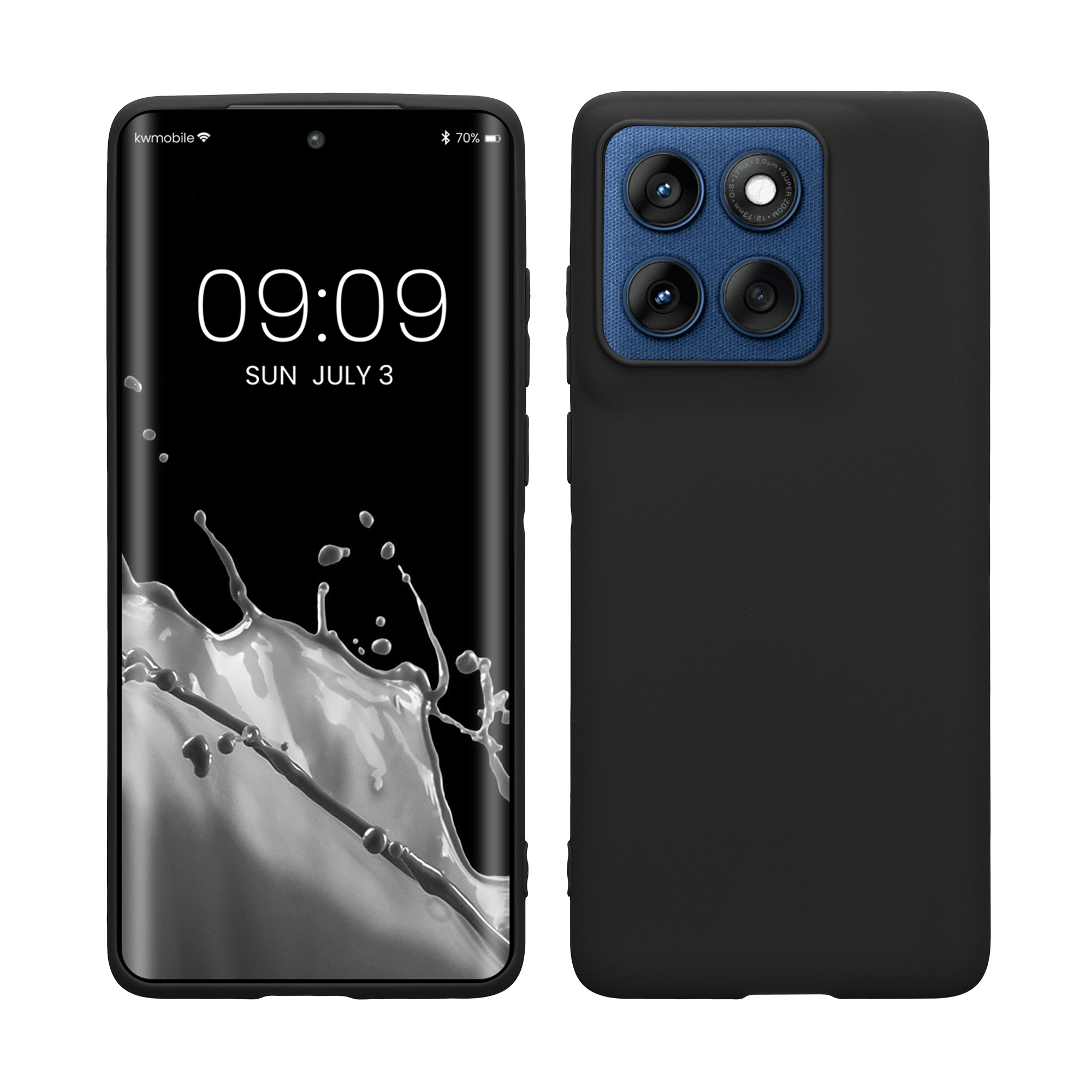 TPU Hülle für Motorola Edge 60 in Schwarz matt