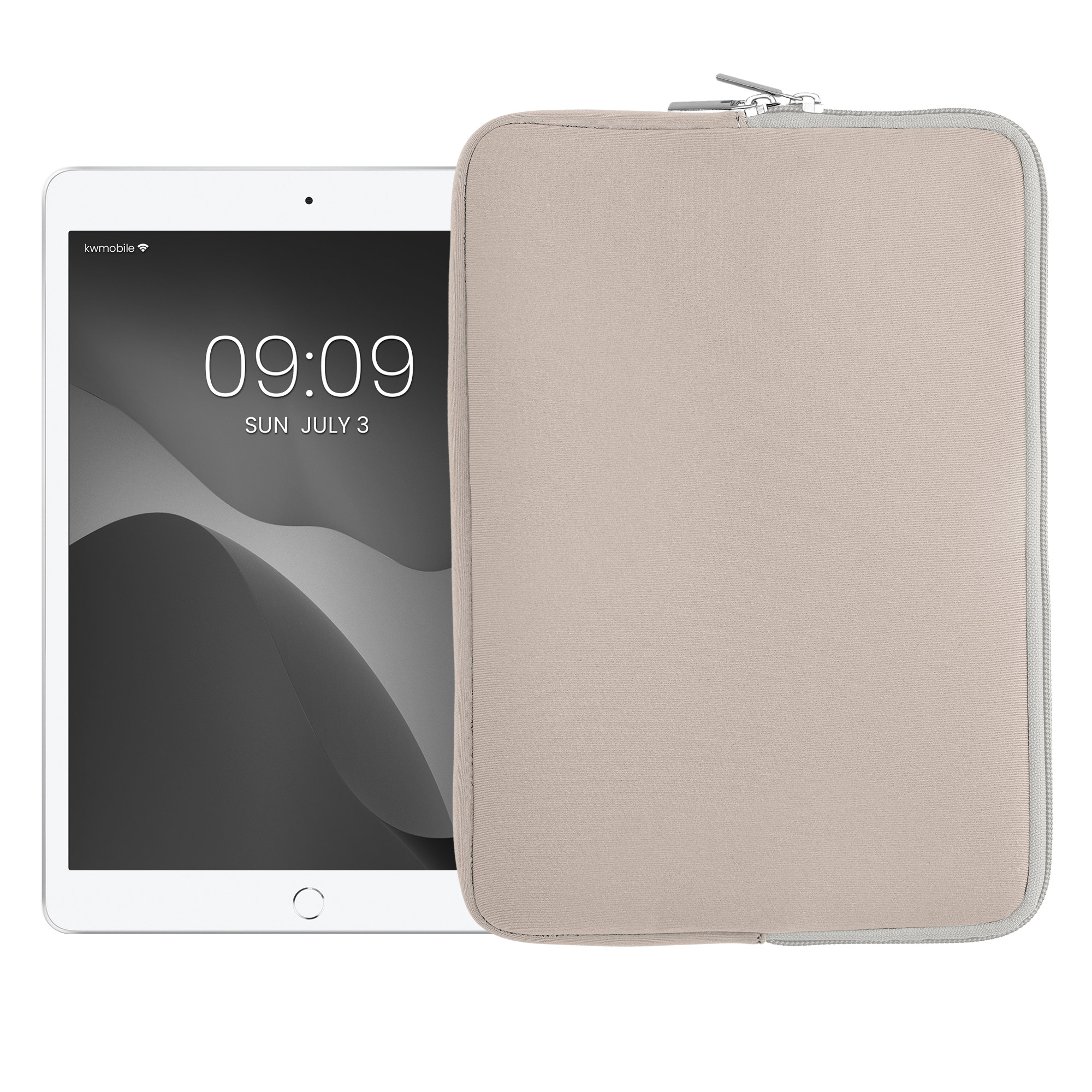 Neopren Tablet Tasche für 9,7"-11" Tablet in Weiß Neopren Tablet Tasche für 9,7"-11" Tablet in Weiß