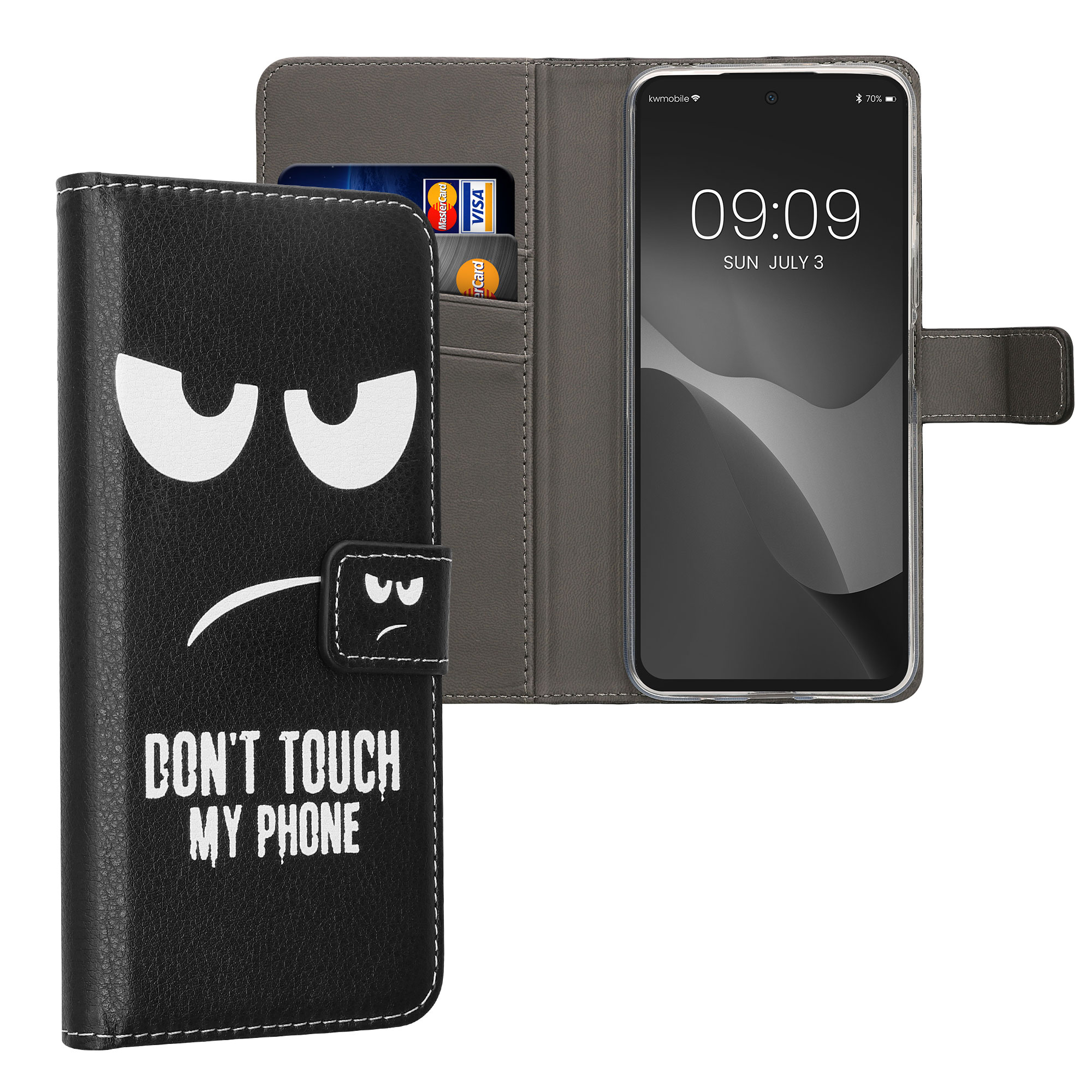 Kunstleder Hülle kompatibel mit Xiaomi Redmi 13