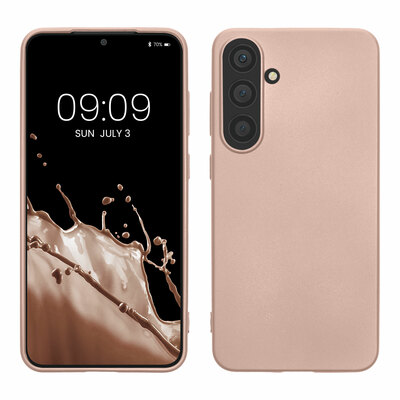 TPU Hülle für Samsung Galaxy S24 in Metallic Rosegold
