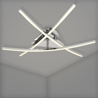 Cross selling LED Deckenleuchte 3-flammig