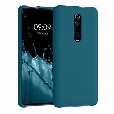 Cross selling Gummierte Silikon Hülle für Xiaomi Mi 9T (Pro) / Redmi K20 (Pro) in Petrol matt