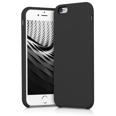 Cross selling Gummierte Silikon Hülle für Apple iPhone 6 / 6S in Schwarz matt
