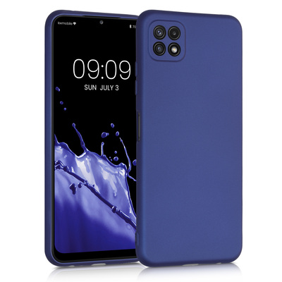 TPU Hülle für Samsung Galaxy A22 5G in Metallic Blau