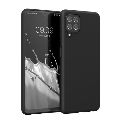 TPU Hülle für Samsung Galaxy A22 4G in Schwarz matt