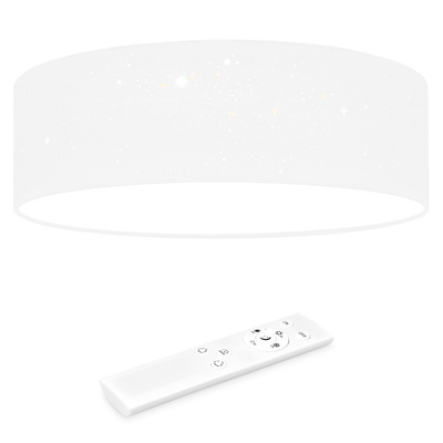 Cross selling Runde LED Deckenleuchte mit Sterneneffekt