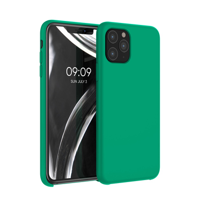 Cross selling Gummierte Silikon Hülle für Apple iPhone 11 Pro in Smaragdgrün