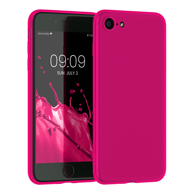 TPU Hülle für Apple iPhone SE (2022) / iPhone SE (2020) / iPhone 8 / iPhone 7 in Neon Pink