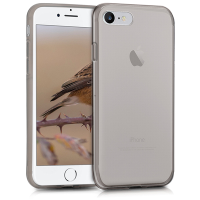 Crystal TPU Hülle für Apple iPhone SE (2022) / iPhone SE (2020) / iPhone 8 / iPhone 7 Schwarz Transparent