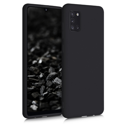 TPU Hülle für Samsung Galaxy A31 in Schwarz matt TPU Hülle für Samsung Galaxy A31 in Schwarz matt